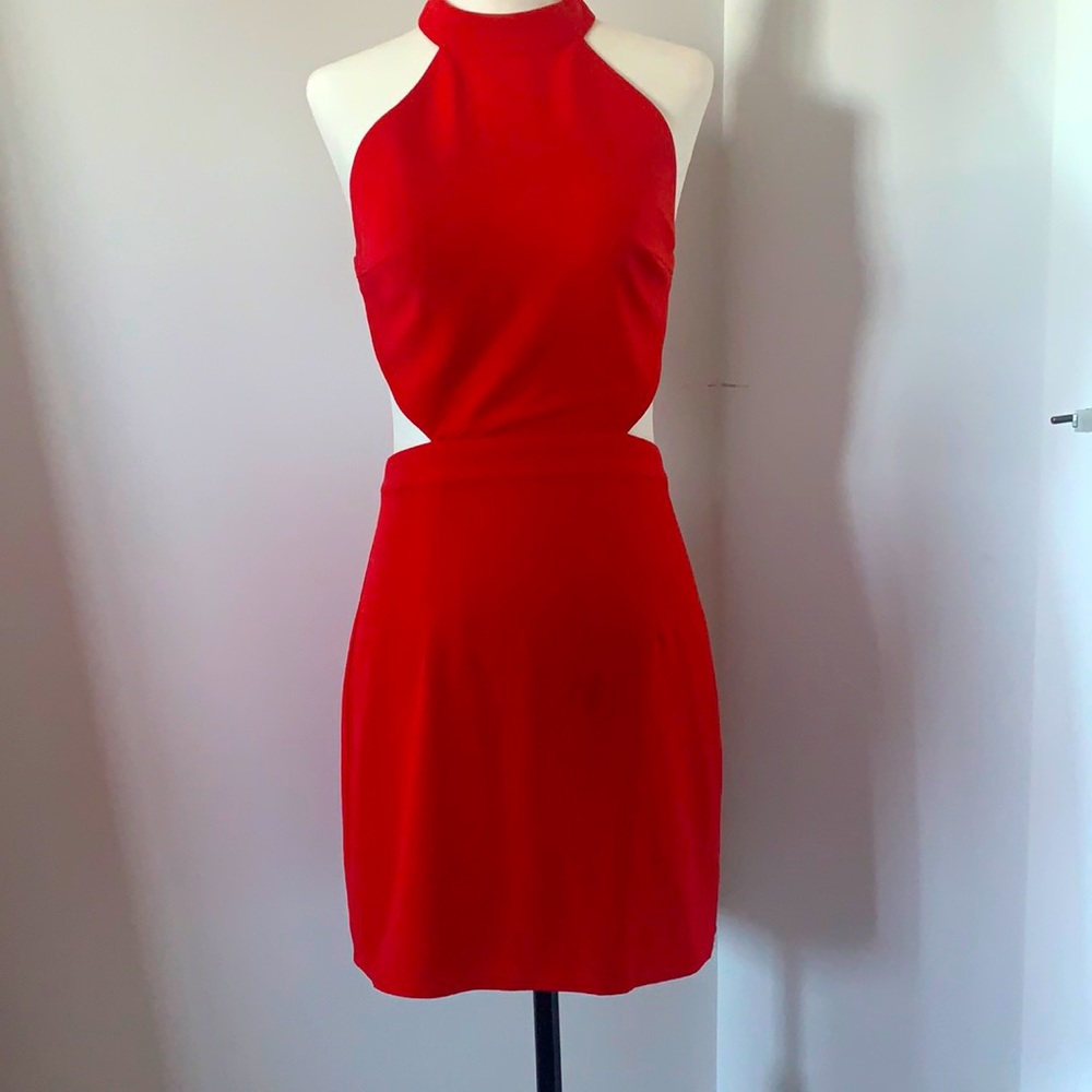 Red Revolve NBD mini dress